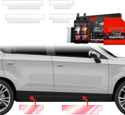 Obrázok produktu pre 4v1 ochranná fólia Grizz Protector pre prahy - Seat Ateca (2020-2025)