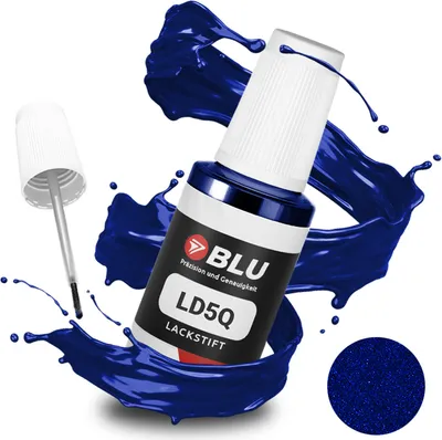 Produktbild von BLU Auto Lackstift Blau kompatibel für Volkswagen LD5Q Shadowblue | Auto Lack Reparatur Ausbesserungslack