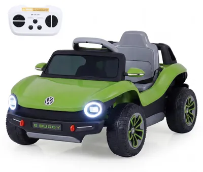 Produktbild von KOMFOTTEU Volkswagen Lizenziertes 12V Kinder Elektroauto, Elektrofahrzeug mit Fernbedienung & Sanftstart, Kinderfahrzeug mit LED-Scheinwerfer, Musik & Hupe, Kinderauto für Kinder ab 3 Jahren