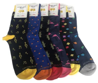 Produktbild von 6 Paar kurze Baumwollsocken mit Muster