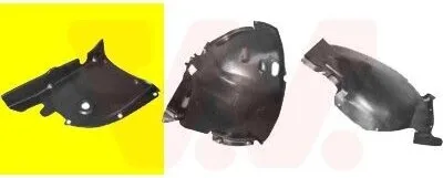 Image de VAN WEZEL Coque de passage de roue avant droite pour PEUGEOT 406