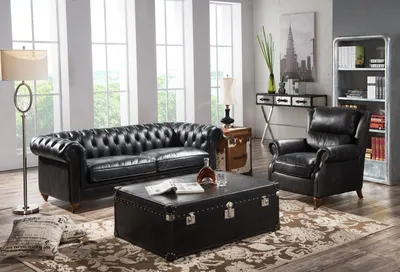 Produktbild von Klassische Chesterfield Couch Sofa Polster Garnitur Couchen Sofas Design Möbel