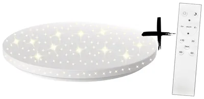 Produktbild von BLULAXA LED-Deckenleuchte, Promina-S, Sternenhimmel, 18W, CCT + Fernbedienung