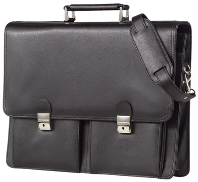 Image de Alassio Aktentasche "VENETO", Leder, schwarz (47117)