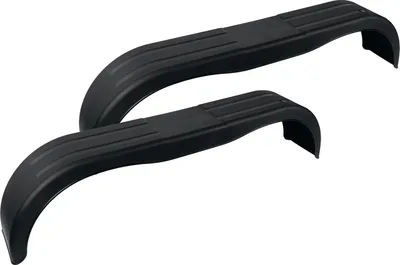 Produktbild von DOMAR D20250 Tandem-Kotflügel-Set 13-14 Zoll aus Kunststoff 2 Stück für Pkw-Anhänger 1500x220 mm als stabiler Radkasten