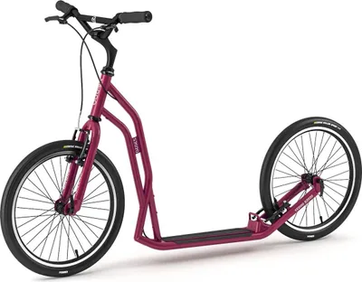 Produktbild von Tretroller Yedoo Steel S2016 Dogscooter Scooter Roller Cityscooter burgund