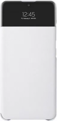 Obrázok produktu pre Originálny kryt Samsung S View Wallet Cover, s chlopňou pre Galaxy A32 - White