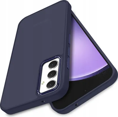 Produktbild von Hülle für Samsung Galaxy S23 FE – mattes Silikonetui mit satinierter Rückseite + Glas