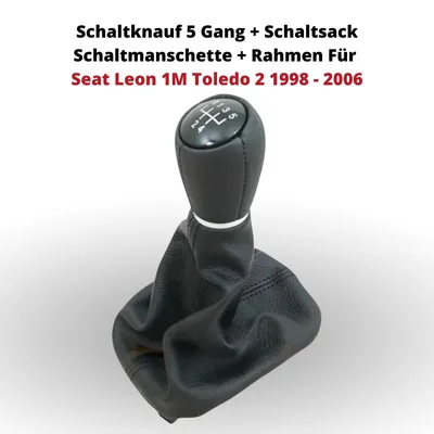 Produktbild von Schaltknauf 5 Gang + Schaltsack Schaltmanschette + Rahmen Für Seat Leon 1M Toledo 2 1998 - 2006