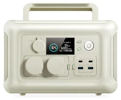 Productafbeelding van Draagbare Powerstation - Powerbank - Stroomgenerator - Generator - 600W Vermogen - Generatoren