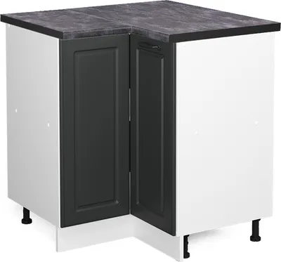 Produktbild von Eckunterschrank Vicco R-Line Anthrazit Landhaus 75.6 cm , AP Anthrazit, Model 46903