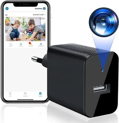 Produktbild von Mini-Spionage-Kamera mit HD-1080p, drahtlose Übertragung, kleine Größe, Bewegungssensor, App-Steuerung