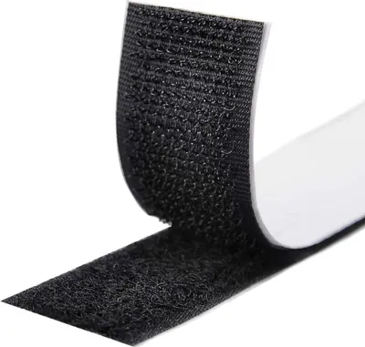 Produktbild von Lepiaca páska na suchý zips 5 m Extra silné obojstranné lepidlo so suchým zipsom 20 mm široká samolepiaca podložka so suchým zipsom a páskou s háčikmi (čierna)