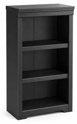 Imagen del producto de Estantería de 3 estantes abiertos, tipo estantería de pie, con un ancho de 60 cm (modelo W600), fabricada en MDF con acabado texturizado