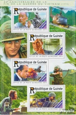 Produktbild von Briefmarken Guinea 2015 Mi 11138-11141 Kleinbogen (kompl. Ausgabe) postfrisch Vietnamkrieg