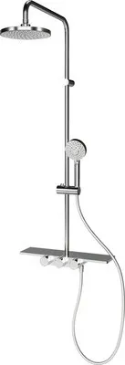 Produktbild von Duschsäule inkl. Thermostat Schulte Modern rund chrom D969280 02