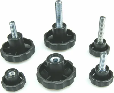 Produktbild von Sterngriffschraube M10(Ø=50mm) Kreuzgriff Sternschraube Klemmhebel Drehknauf sterngriff schraube Kunststoff Länge 23mm