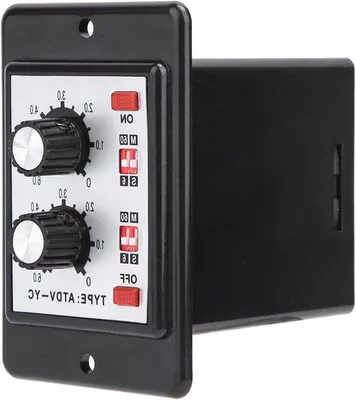 Produktbild von Universalzeit-Relais-Schaltuhr mit Drehregler für AC 110 V/220 V - Schaltzeit von 6 Sekunden bis 60 Minuten