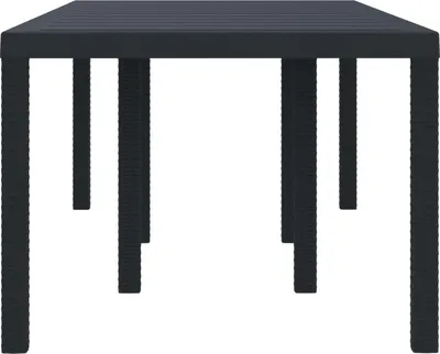 Immagine prodotto di vidaXL Tavolo da giardino antracite 200 x 100 x 73 cm in poly rattan