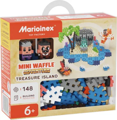 Produktbild von Steckspiele Mini Waffle Adventure - Schatzinsel / Marioinex