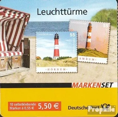 Produktbild von Briefmarken BRD (BR.Deutschland) 2008 Mi MH75a (kompl.Ausg.) gestempelt Leuchttürme