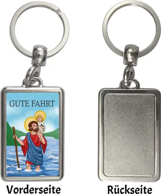 Produktbild von Gute Fahrt Schlüsselanhänger mit dem Heiligen Christophorus
