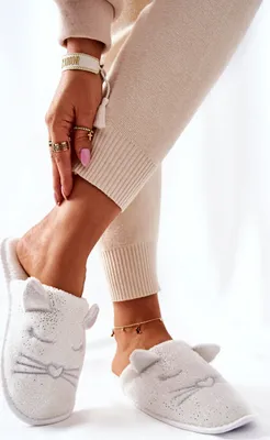 Immagine prodotto di Pantofole gatto donna OEM Kaisy Bianco 39