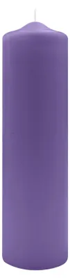 Produktbild von Spitzkopf Stumpen Kerzen Veilchen 30 x Ø 8 cm, 6 Stück