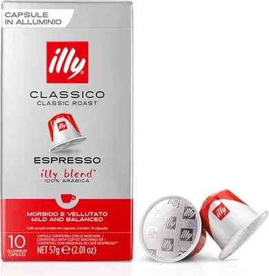 Produktbild von Illy 22698, Kaffeekapsel, Espresso, Nespresso, Mehrfarbig, Illy, 10 Stück(e)