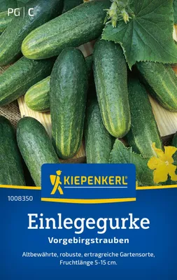 Produktbild von Kiepenkerl Einlegegurkensamen Vorgebirgstrauben Cucumis sativus 80 Pflanzen
