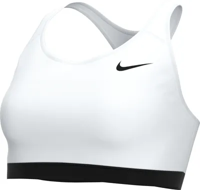Produktbild von Nike Swoosh Sport-BH white/black/black XL