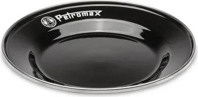 Produktbild von Petromax Emaille Teller schwarz 2 Stück (26 cm)