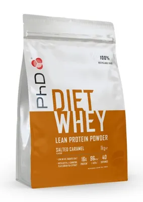 Produktbild von PhD Diet Whey - 1000g Beutel Salted Caramel