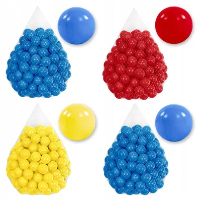 Produktbild von Bälle Für Bällebad 7 cm - 200 Stück - Bunte Babybälle Plastikbälle Baby Spielbälle | TUPPI