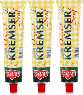 Produktbild von Mautner Kremser Senf 200g - Das mild-süße Original (3er Pack)