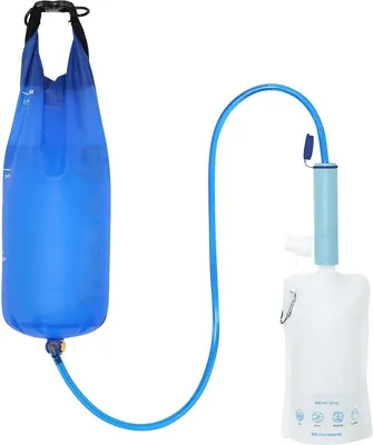 Productafbeelding van Filterstraw, waterfilterrietje, draagbaar kampeerfiltratiesysteem, waterfilter voor wandelaars, bergbeklimmers, noodgevallen