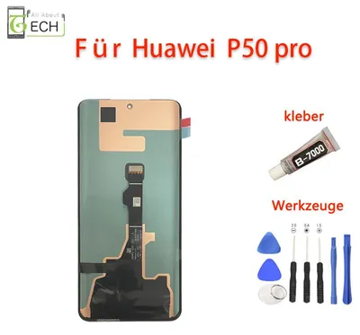 Produktbild von Für Huawei P50 PRO LCD (OLED) Display Touch Screen Bildschirm