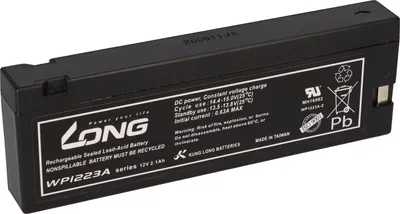 Produktbild von Long WP1223A Video Akku 12V 2100mAh