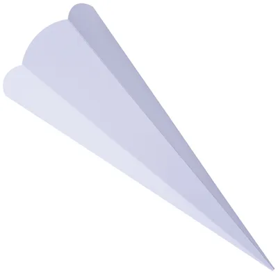 Produktbild von folia Schultüten-Zuschnitt 6-eckig 680 mm hellblau 5 Stück