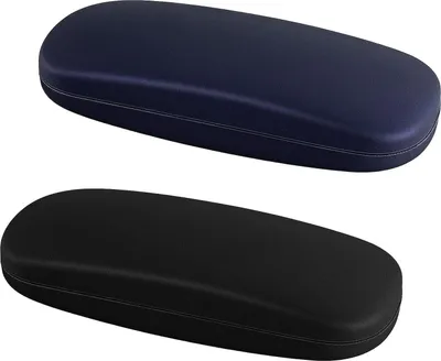 Produktbild von 2 Stücke Brillenetui Hardcase, Hartschalen Brillenetui Brillenbox für Brillen und Lesebrille, Geeignet für Damen, Herren, Kinder
