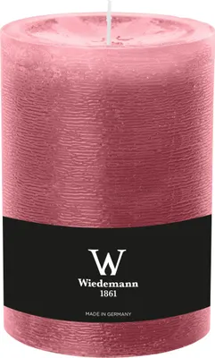 Produktbild von Wiedemann Marble Rustik Kerzen, Stumpenkerzen, Altrosa 140 x Ø 98 mm