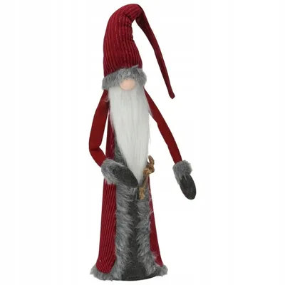 Imagen del producto de Duende navideño de 80 cm de altura, ideal como figura decorativa