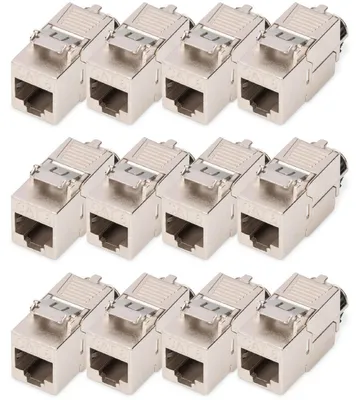 Image de Digitus DN-93816-12 DIGITUS CAT 8.1 Keystone Modul, geschirmt, 12 Stk
