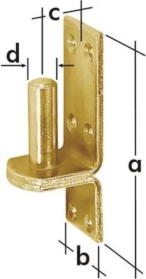 Produktbild von Scharniertetail (614101/644101/830401, Durchm
