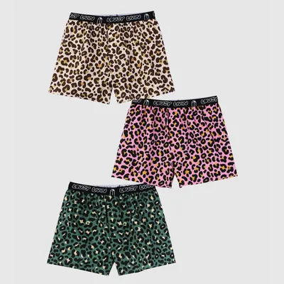 Produktbild von Lousy Livin 3-Pack Boxershorts Leroy Boxerbriefs Jungle M