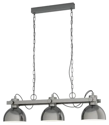 Productafbeelding van EGLO LUBENHAM 1, 3 lampen, E27 fitting, IP20, grijs