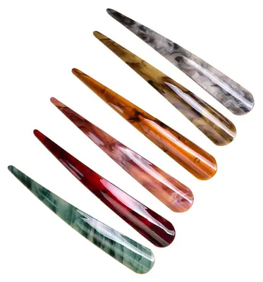 Image de Pinces à cheveux pour coiffure - Coffret de 6 pinces crocodile