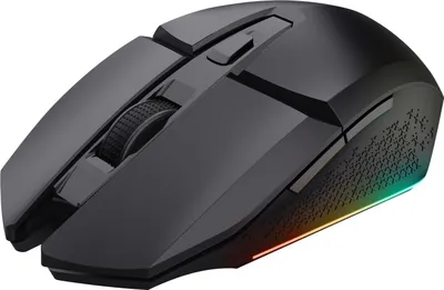 Obrázek produktu pro Trust GXT 110 Felox, Pro praváky i leváky, Optický, RF bezdrátový, 4800 DPI, Černá