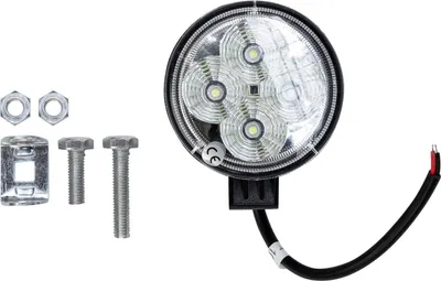 Produktbild von TT TECHNOLOGY TT.1012 LED Arbeitsscheinwerfer rund 12 W 900 lm 6000 K Flutlicht 85 m 10 bis 30 V IP67 E9 R10 für Landmaschinen und Bau