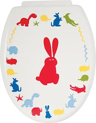 Produktbild von MSV 3700703934097, Verlängert, Harter Toilettensitz, Mehrfarbig, Polypropylen (PP), 370 mm, 460 mm